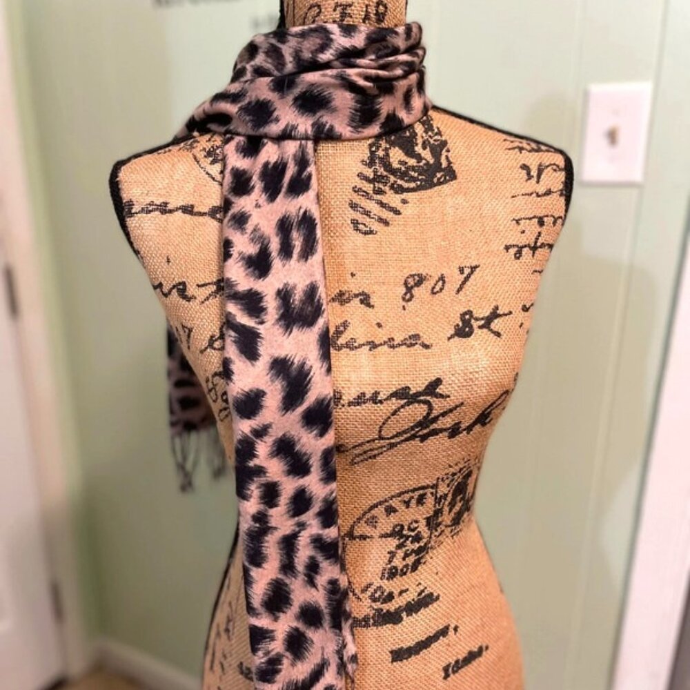 Leopard Print Scarf